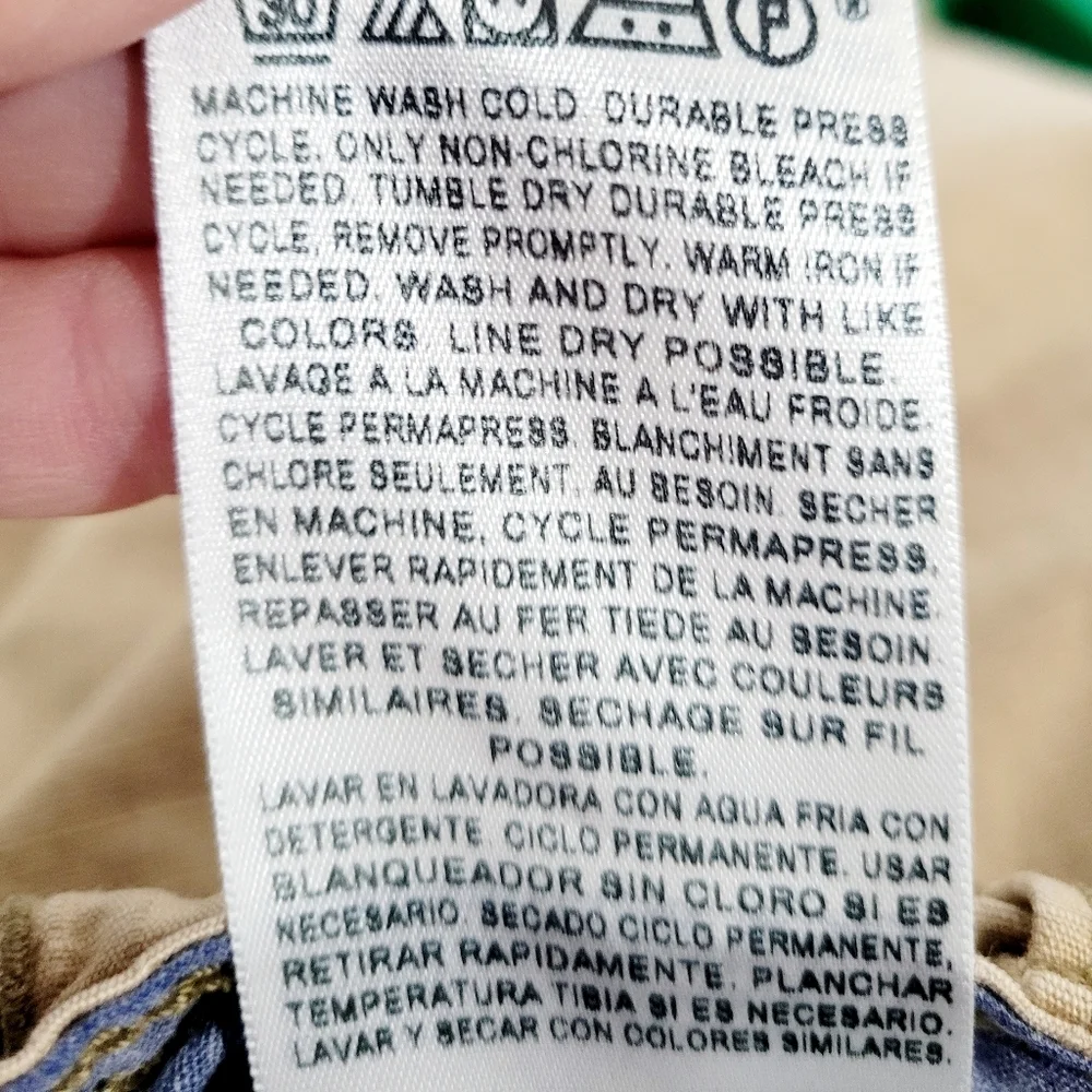 Levi's Signature Mens Size 40 Casual  Utility Chino Flat Front Short 100% Cotton - Picture 10 of 10